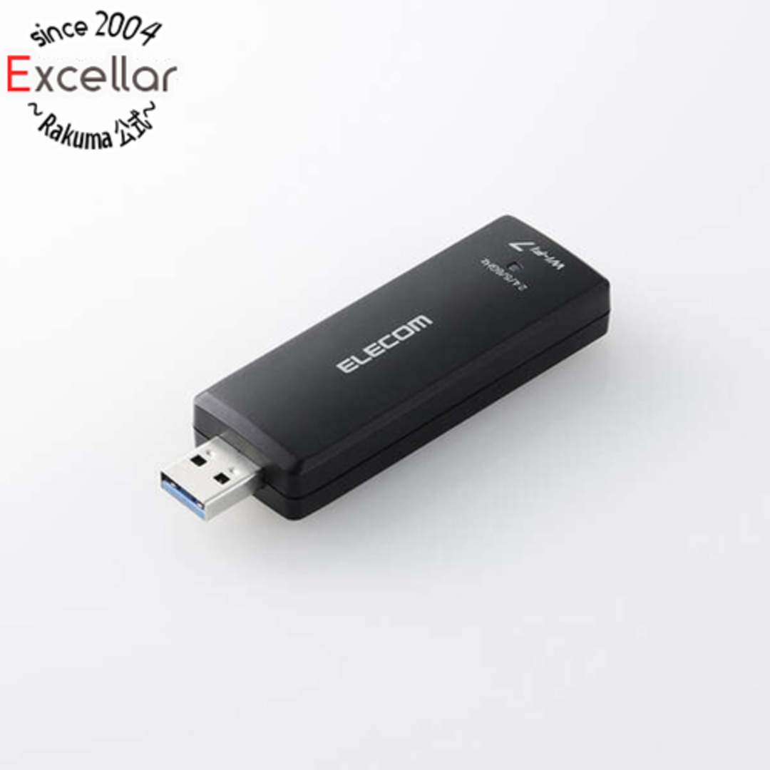 ELECOM(エレコム)のELECOM 無線LANアダプター WDC-BE28TU3-B ブラック スマホ/家電/カメラのPC/タブレット(PC周辺機器)の商品写真