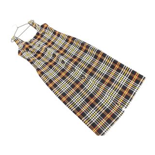 ZARA WOMAN ザラ ウーマン ウール混 チェック ジャンパー スカート sizeXS/黒 ◇■ レディース(ミニスカート)