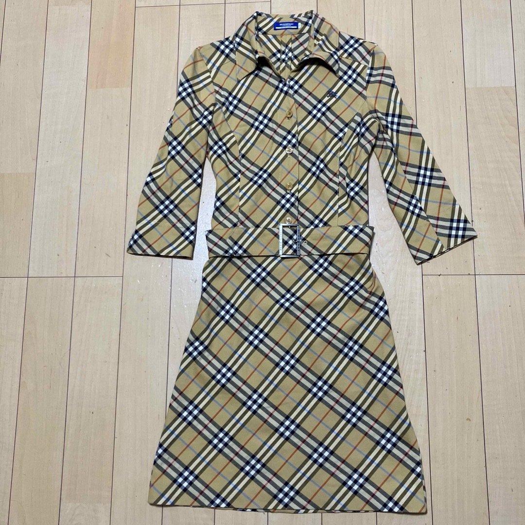 BURBERRY BLUE LABEL - BURBERRY BLUE LABEL ワンピース ベルト BURBERRY BLUE LABEL - BURBERRY BLUE LABEL ワンピース ベルト