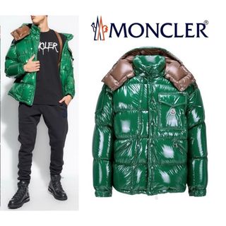 MONCLER(ダウンジャケット ・ グリーン・カーキ/緑色系)の MONCLER(ダウンジャケット ・ グリーン・カーキ/緑色系)の