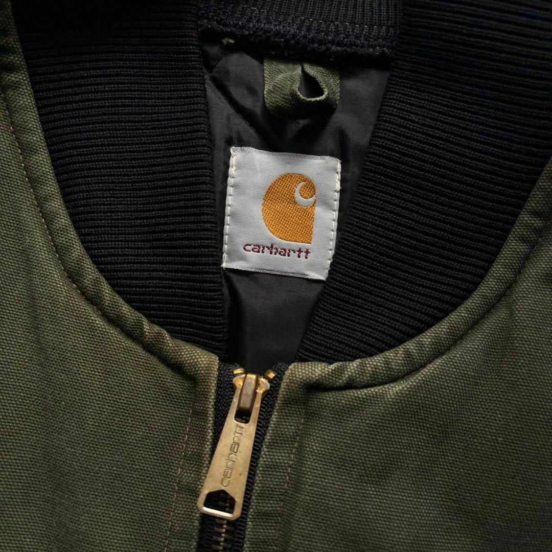 carhartt - カーハート ダックベスト オリーブグリーン 古着 carhartt - カーハート ダックベスト オリーブグリーン 古着