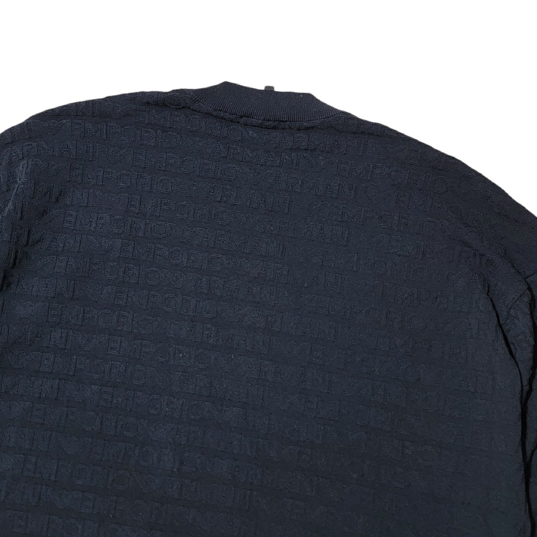 バスケットいっぱいの夏 23SS エンポリオアルマーニ エンボスロゴ入 ニット バスケットいっぱいの夏 23SS エンポリオアルマーニ エンボス