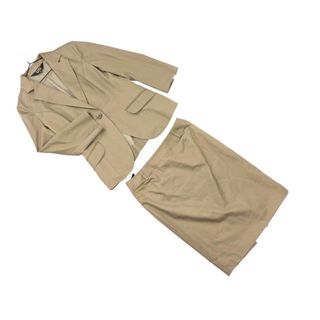 クードシャンス(COUP DE CHANCE)のCOUP DE CHANCE クードシャンス セットアップ ジャケット スカート スーツ size38/カーキ ■◇ レディース(スーツ)