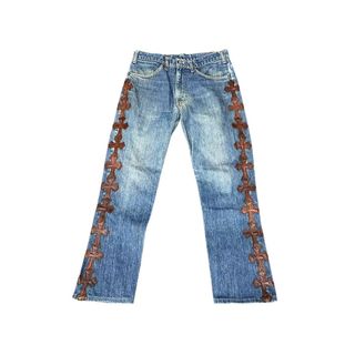 極美品 クロムハーツ からめ クロスボタンフライ ウォッシュド 極美品 クロムハーツ からめ クロスボタンフライ ウォッシュド