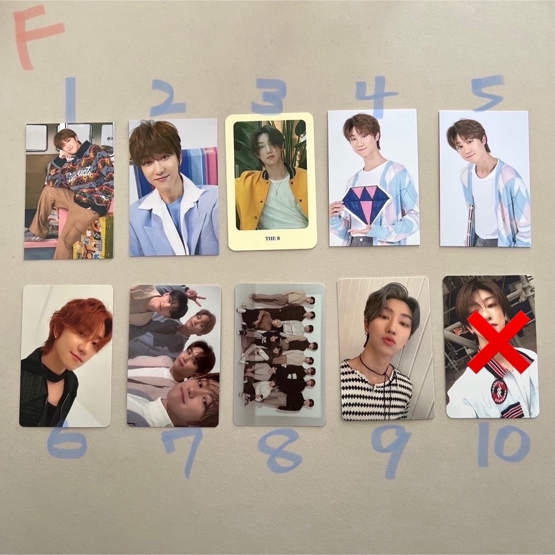 SEVENTEEN(セブンティーン)のSEVENTEEN THE8 ミンハオ ミョンホ トレカ エンタメ/ホビーのトレーディングカード(その他)の商品写真
