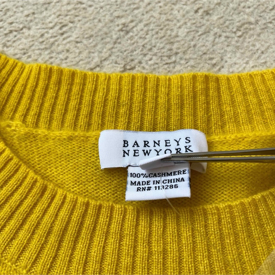 BARNEYS NEW YORK - バーニーズニューヨークカシミヤ100%クルー BARNEYS NEW YORK - バーニーズニューヨークカシミヤ100%クルー