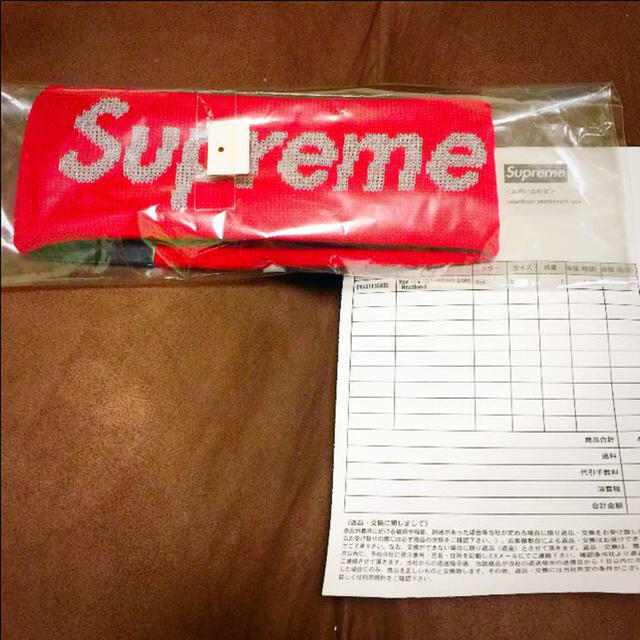 Supreme(シュプリーム)の2日間のみ出品 Supreme ヘアバンド  (赤) メンズの帽子(ニット帽/ビーニー)の商品写真