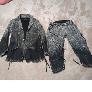 KMRII - kmriiケムリ新品9.6万ゴートレザーライダースジャケット KMRII - kmriiケムリ新品9.6万ゴートレザーライダースジャケット