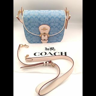COACH(ショルダーバッグ ・ ブルー・ネイビー/青色系)のフリマ COACH(ショルダーバッグ ・ ブルー・ネイビー/青色系)のフリマ