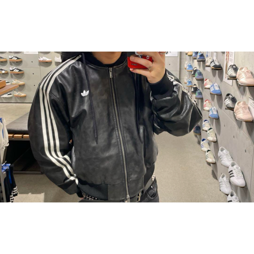 adidas - adidas ADILENIUM レザージャケット Lの通販 by shop adidas - adidas ADILENIUM レザージャケット Lの通販 by shop