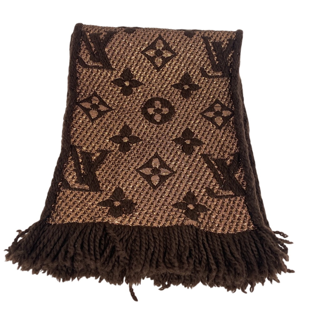 ルイヴィトン LOUIS VUITTON マフラー, モノグラム ロゴマニア・シャイン M71383 ブラウン ルイヴィトン LOUIS VUITTON マフラー, モノグラム ロゴマニア・シャイン M71383 ブラウン