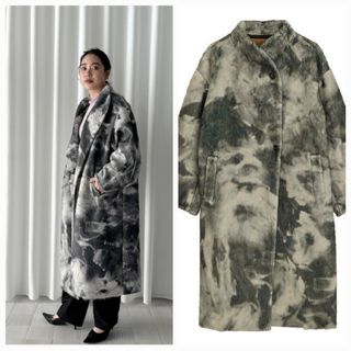 Ameri VINTAGE - 【即完の緑!】STAND COLLAR SCARF COAT!の Ameri VINTAGE - 【即完の緑!】STAND COLLAR SCARF COAT!の