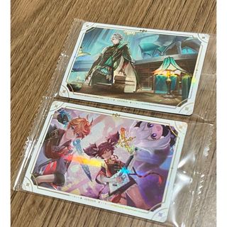 バンダイ(BANDAI)の原神ウエハース シール2枚(キャラクターグッズ)