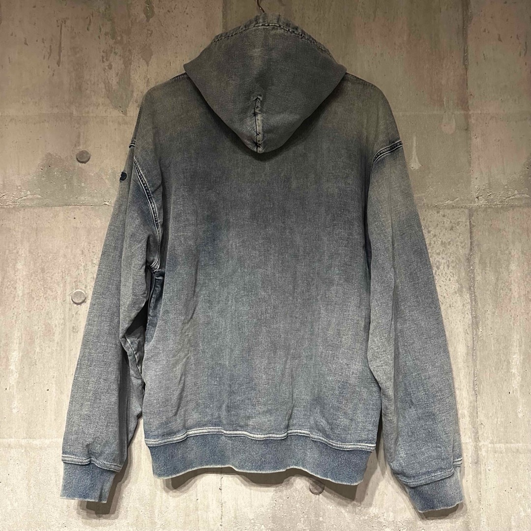 DIESEL - 定価64900円 ディーゼル スウェット パーカー デニム DIESEL - 定価64900円 ディーゼル スウェット パーカー デニム