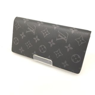 ルイヴィトン(LOUIS VUITTON)の△△LOUIS VUITTON ルイヴィトン 2つ折り財布 モノグラム エクリプス ポルトフォイユ ブラザ イニシャル入 M61697 ブラック(折り財布)