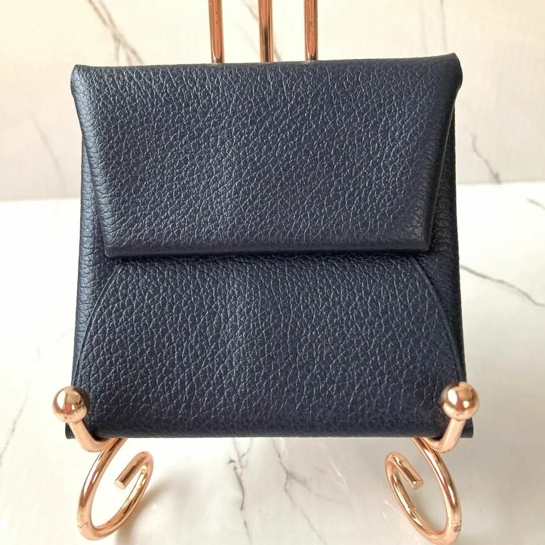HERMES - 【極美品】HERMES Ｄ刻印 エルメス バスティア コインケース 黒の通販 by Yon's shop ｜エルメスならラクマ