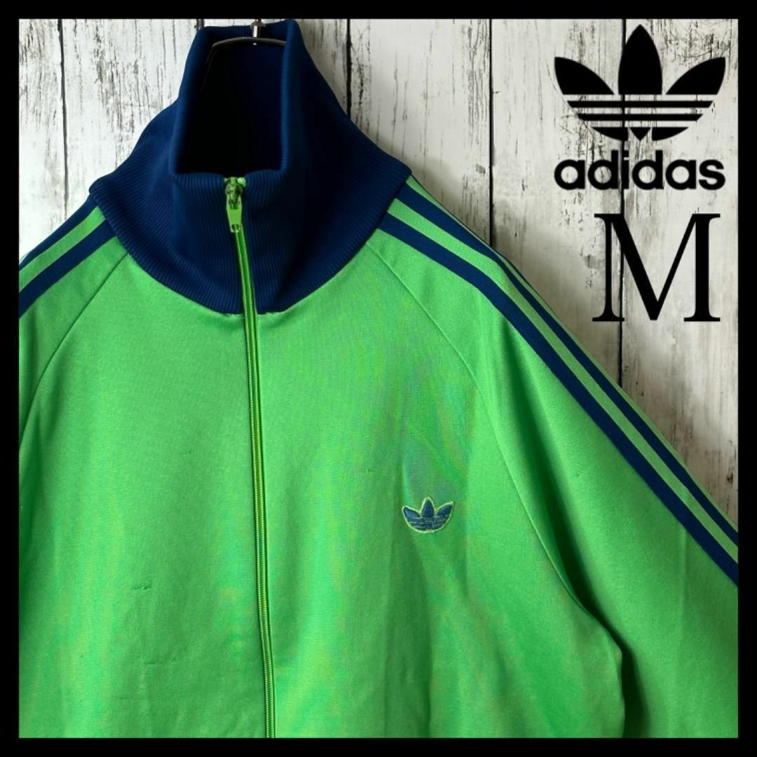 adidas - 【希少】アディダス デサント ジャージ 3号 M 緑 黄緑 adidas - 【希少】アディダス デサント ジャージ 3号 M 緑 黄緑