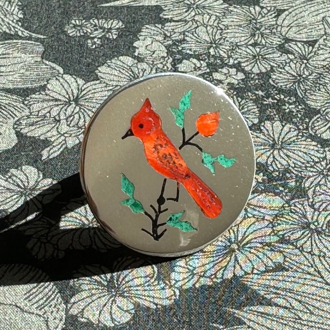 激安正規品 Cardinal』カーディナル 鳥 インディアンジュエリー ナバホ族 リング アクセサリー
