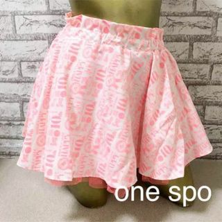【0193】one spo ネオン ピンク プリーズ スカート M