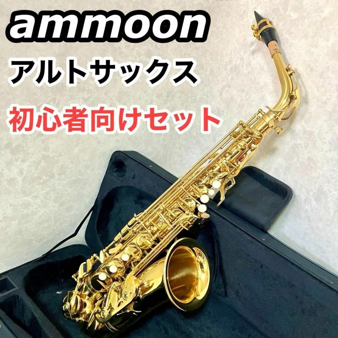 ammoon アルトサックス 初心者向けセット セミハードケース 練習用 ammoon アルトサックス 初心者向けセット セミハードケース 練習用