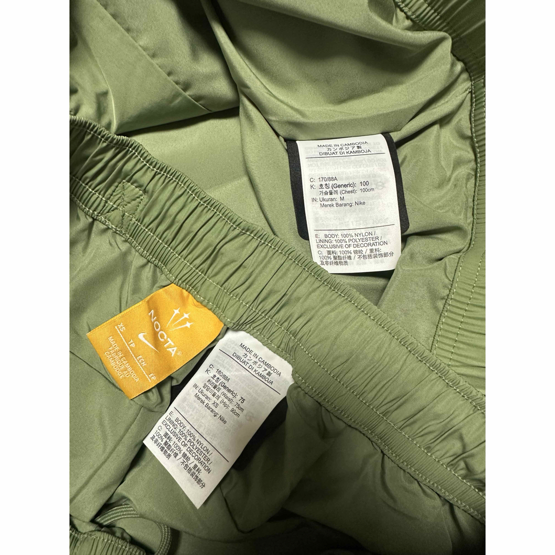 NIKE - 完売品 nocta セットアップ ナイロン トラックジャケット NIKE - 完売品 nocta セットアップ ナイロン トラックジャケット
