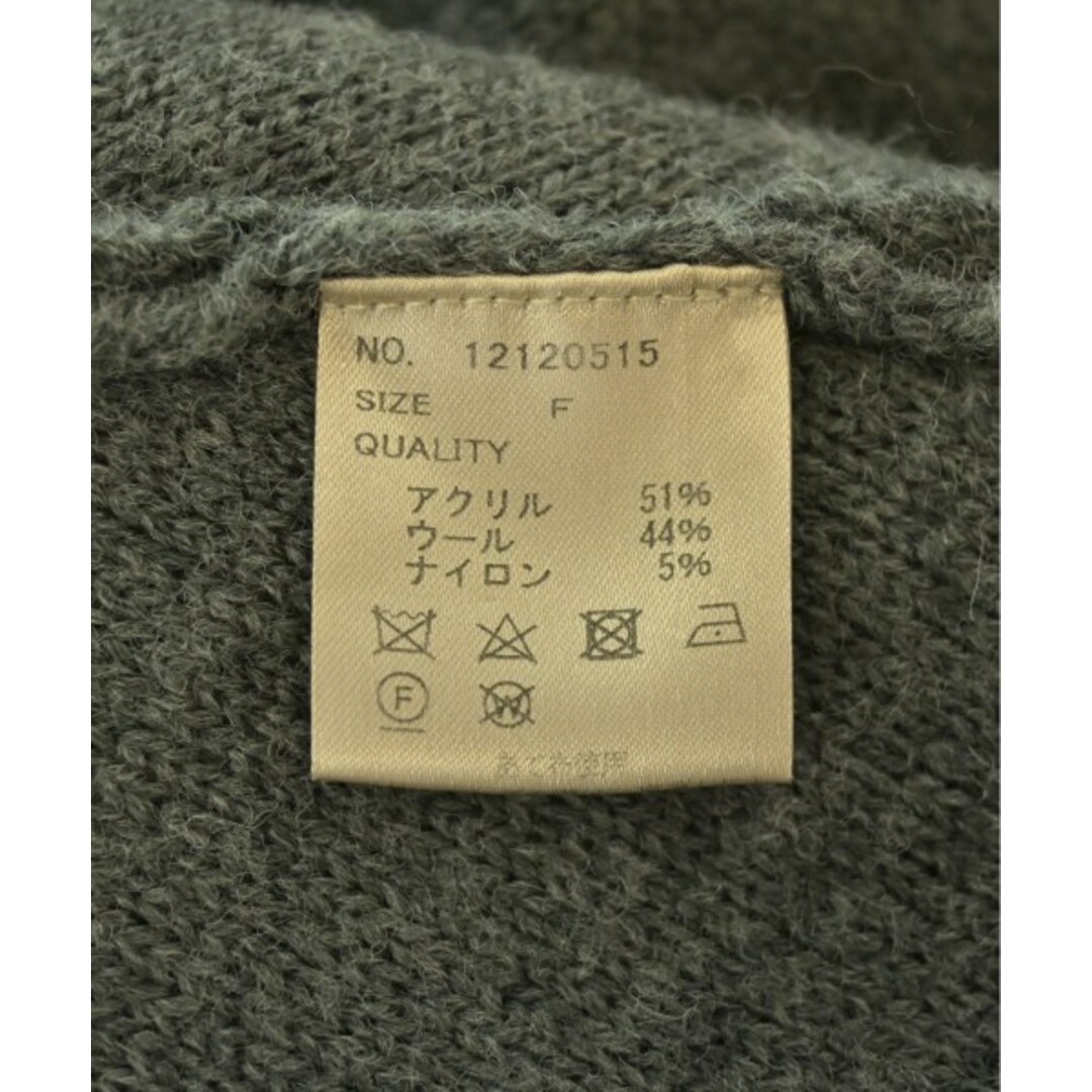 TODAYFUL トゥデイフル ニット・セーター F グレー 【古着】【中古】 TODAYFUL トゥデイフル ニット・セーター F グレー 【古着】【中古】