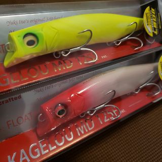 Megabass - カゲロウ 124F 2個セット シースルーグリッター Megabass - カゲロウ 124F 2個セット シースルーグリッター