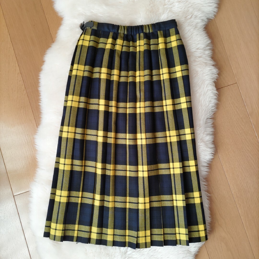 O'NEIL OF DUBLIN - 未使用☆GB8☆イエロー☆ラッププリーツ O'NEIL OF DUBLIN - 未使用☆GB8☆イエロー☆ラッププリーツ