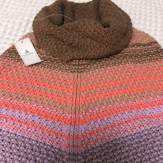 babyGAP(ベビーギャップ)のポンチョ キッズ M キッズ/ベビー/マタニティのキッズ服女の子用(90cm~)(ジャケット/上着)の商品写真