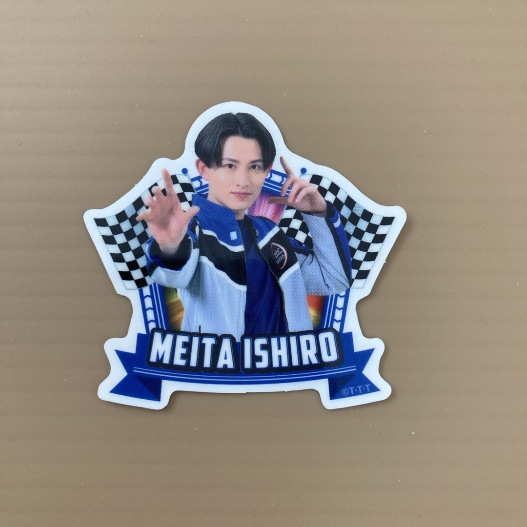 ダイカットステッカー ブンブンジャー ブンブルー 鳴田射士郎 葉山侑樹 エンタメ/ホビーのおもちゃ/ぬいぐるみ(キャラクターグッズ)の商品写真