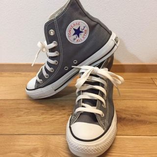 コンバース(CONVERSE)のコンバースオールスターCONVERSE / チャコール24.5(スニーカー)