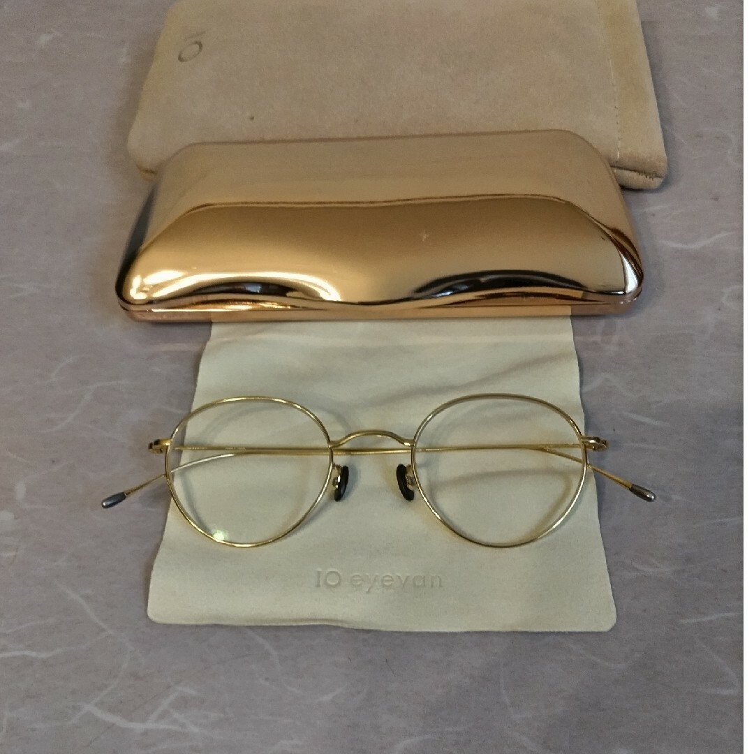 EYEVAN7285 - 美品希少 保存袋.クロス.ケース付 10eyevan no3の EYEVAN7285 - 美品希少 保存袋.クロス.ケース付 10eyevan no3の