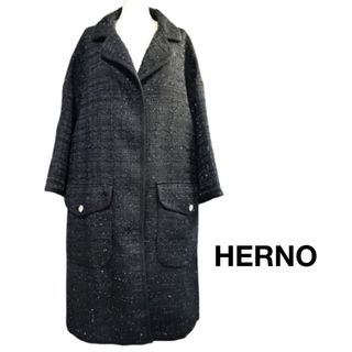 HERNO - イタリア製✨HERNO ヘルノ 花柄 コート 総柄 レディース HERNO - イタリア製✨HERNO ヘルノ 花柄 コート 総柄 レディース