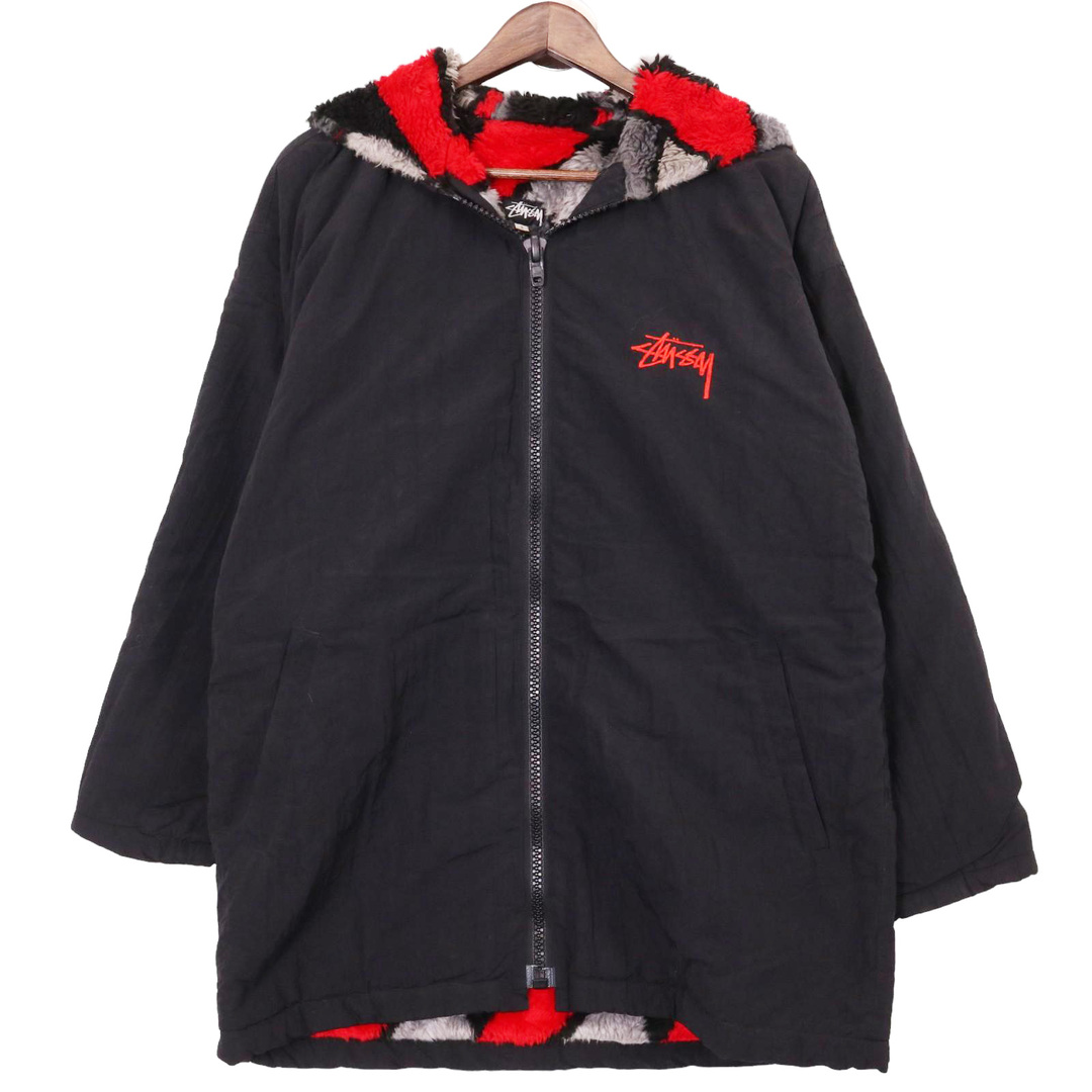 STUSSY - 80年代 STUSSY ステューシー フーデッド ナイロン STUSSY - 80年代 STUSSY ステューシー フーデッド ナイロン