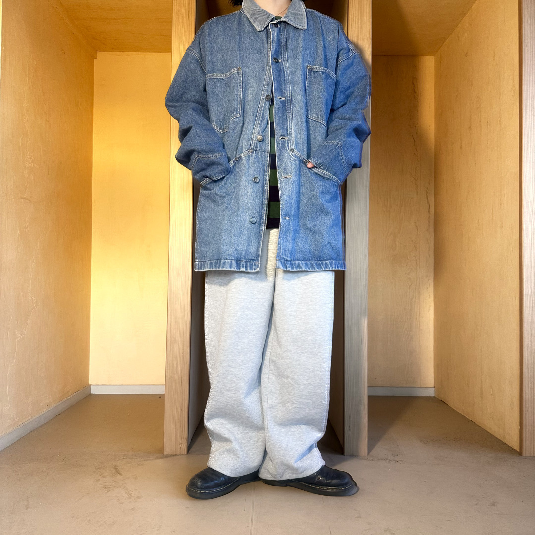 STUSSY - 90年代 STUSSY ステューシー デニムカバーオール STUSSY - 90年代 STUSSY ステューシー デニムカバーオール