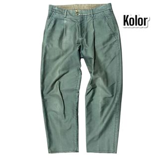 kolor - 直営店限定【Kolor】パッカリングワイドパンツの通販 by kolor - 直営店限定【Kolor】パッカリングワイドパンツの通販 by