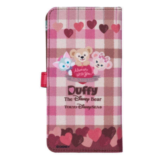 Disney(ディズニー)のダッフィー バレンタイン 携帯ケース スマホ/家電/カメラのスマホアクセサリー(モバイルケース/カバー)の商品写真