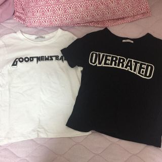 ザラ(ZARA)の(pink様専用)ZARA ほぼ新品 白Tシャツ(Tシャツ(半袖/袖なし))