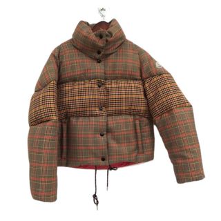 MONCLER モンクレール/CER チェック柄 ダウンジャケット/C-ZIND-18-2467/ABランク/82【中古】(ロングコート)
