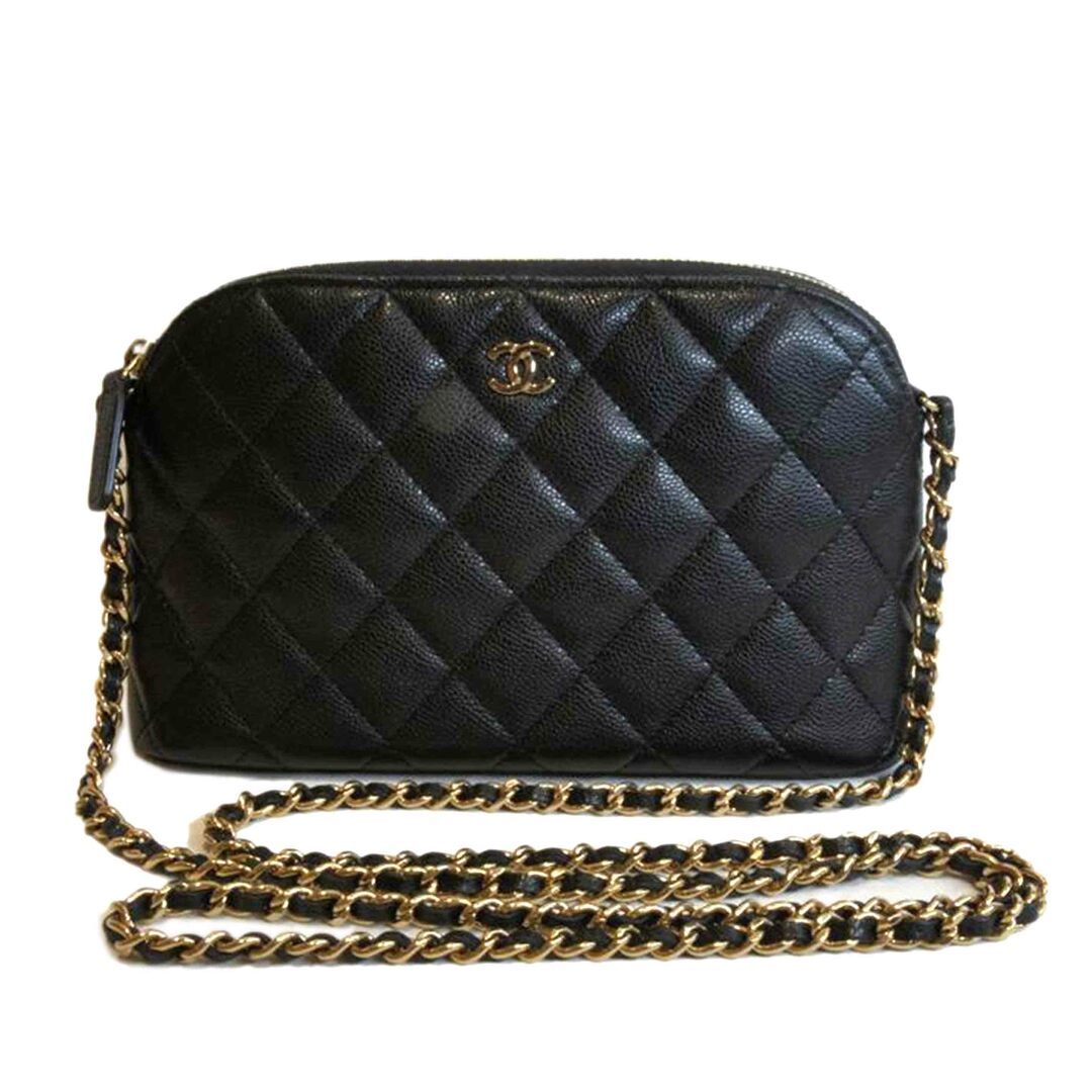 CHANEL - CHANEL シャネル/タイムレスクラシックキャビアスキンチェーンショルダークラッチポーチ/AP4016/AEK*****/Aランク/92【中古】