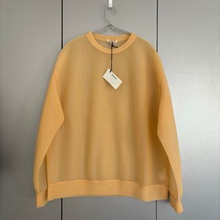 AURALEE - 【新品未使用】AURALEE イエロークルーネック AURALEE - 【新品未使用】AURALEE イエロークルーネック