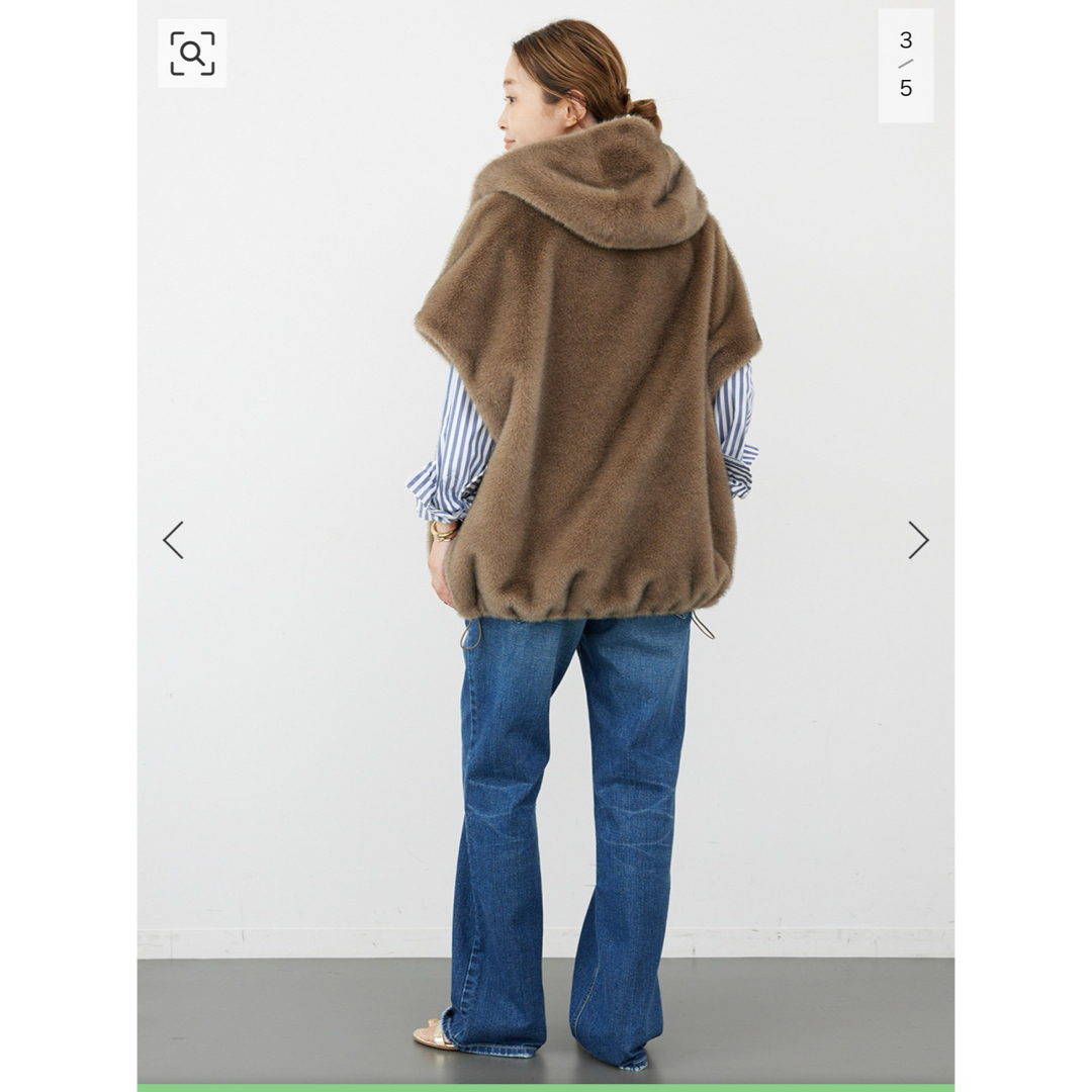 DEUXIEME CLASSE - 【MY WHITE/マイホワイト】HOODIE ベスト DEUXIEME CLASSE - 【MY WHITE/マイホワイト】HOODIE ベスト