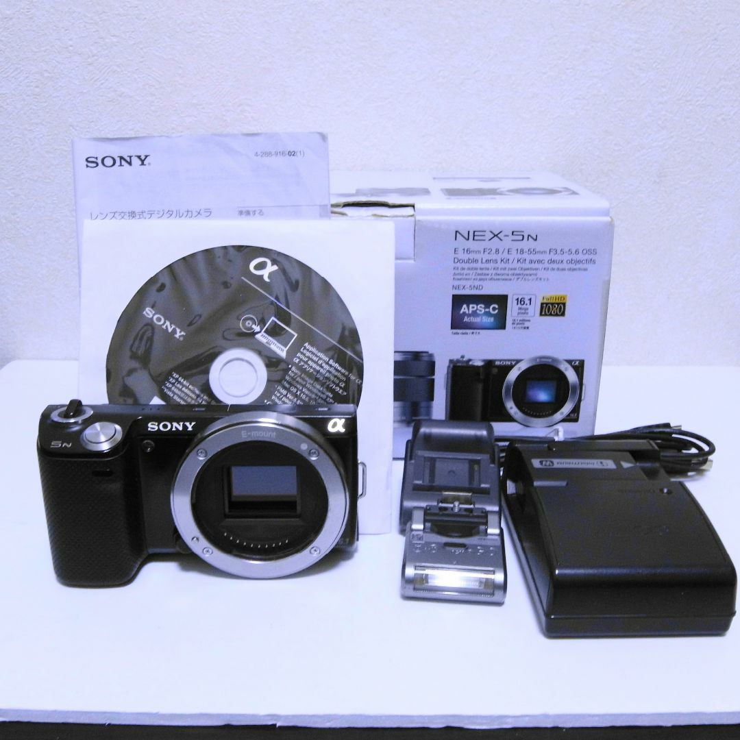 1円〜】SONY ソニー NEX-5N ミラーレス一眼レフカメラ レンズ 1円〜】SONY ソニー NEX-5N ミラーレス一眼レフカメラ レンズ
