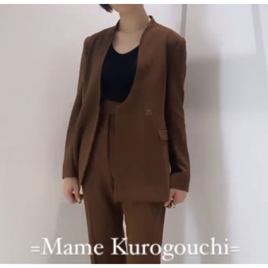 mame - マメクロゴウチ 美術館ジャケット ブラウンの通販 by mame - マメクロゴウチ 美術館ジャケット ブラウンの通販 by