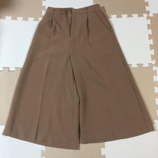 イング(INGNI)のイング ベージュ キャメル 茶色 ガウチョ ガウチョパンツ (カジュアルパンツ)