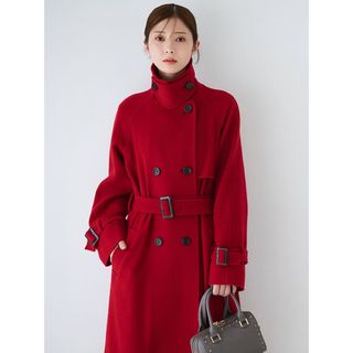 CELFORD - CELFORD セルフォード ビッグカラーコート ピンク 34 CELFORD - CELFORD セルフォード ビッグカラーコート ピンク 34