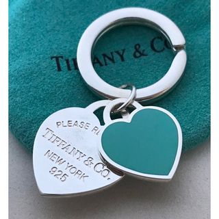 Tiffany & Co. - Tiffany ハートイニシャルキーホルダー希少美品 Tiffany & Co. - Tiffany ハートイニシャルキーホルダー希少美品