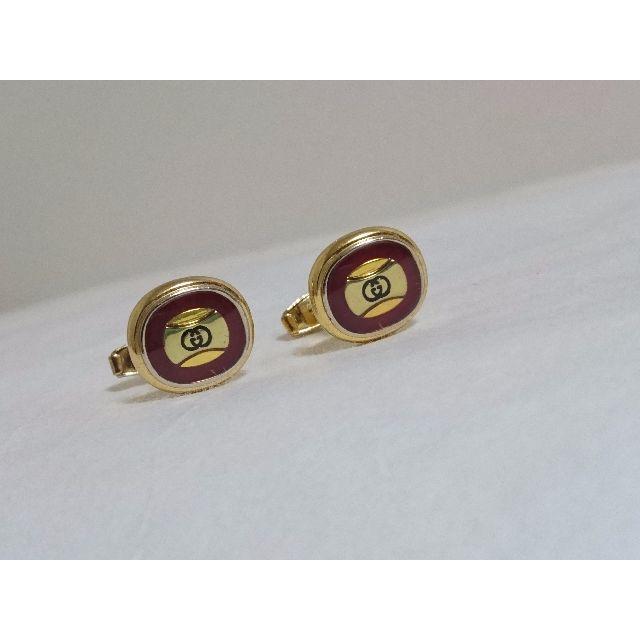GUCCI - 正規 GUCCI グッチ ヴィンテージ GGロゴラウンドカフス GUCCI - 正規 GUCCI グッチ ヴィンテージ GGロゴラウンドカフス