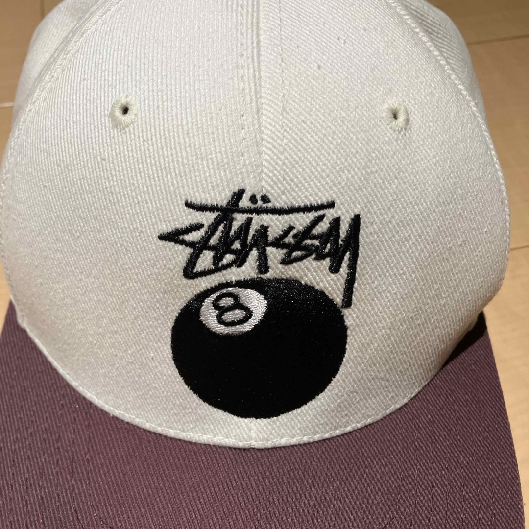 STUSSY - 美品 stussy 8ball エイトボール キャップ 80s old usa STUSSY - 美品 stussy 8ball エイトボール キャップ 80s old usa