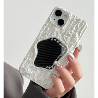 値下【新品】　iPhone15  ミラー付きケース(iPhoneケース)